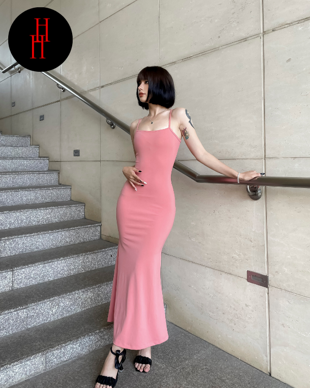 Tổng hợp hơn 83 váy hai dây màu hồng siêu hot  cdgdbentreeduvn